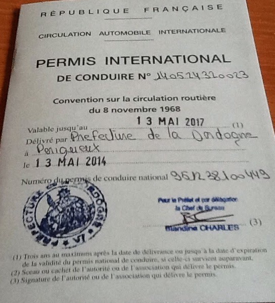 permis conduire international